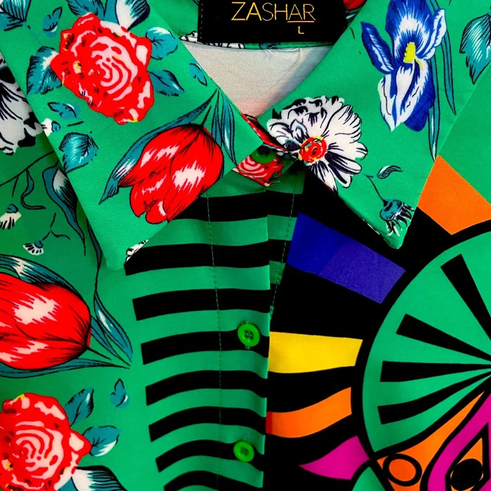 Zashar Graphic blouse - Picture 7 of 8